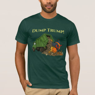 T-shirt DUMP TRUMP ! Politique anti-Trump et anti-républic