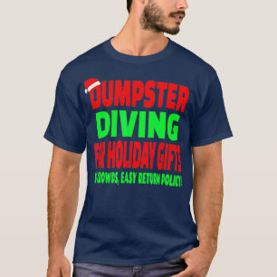 T-shirt Dumpster DivingNoël Santa Hat