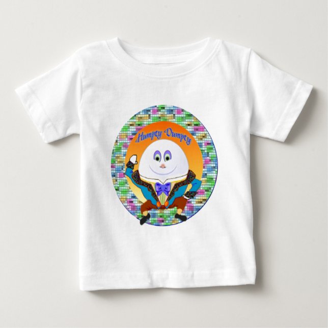T-shirt dumpty humpty de bébé mignon (Devant)