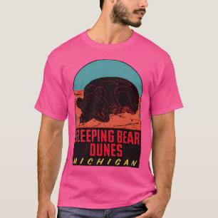 T-shirt Dunes de l'ours couchage National Lakeshore Vintag
