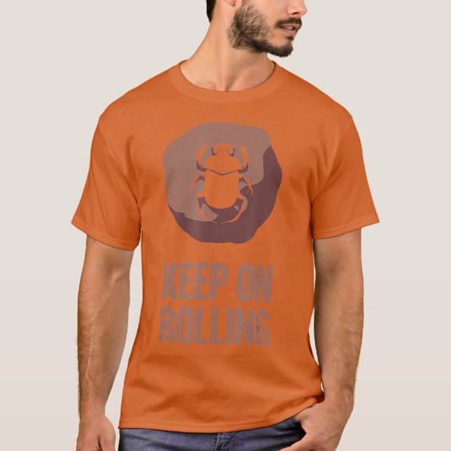 T-shirt Dung Beetle - Entomologie Bug Insect Science (Devant)