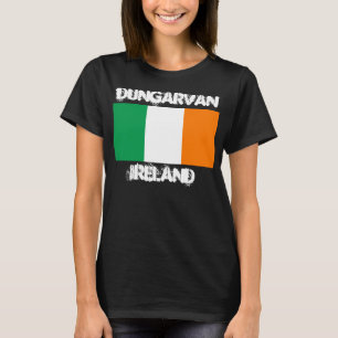 T-shirt Dungarvan, Irlande avec drapeau irlandais