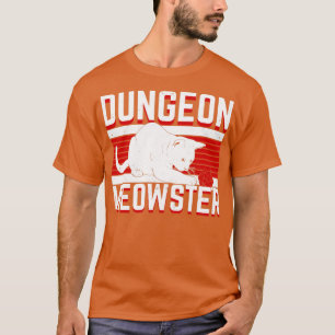 T-shirt Dungeon Meowstar D20 Cat RPG Tabletop Gamer Cadeau