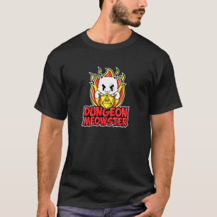 T-shirt Dungeon Meowster Imaginaire Rpg Dm Cat Board Jeu