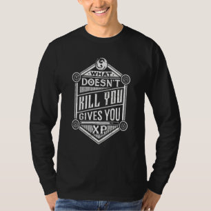 T-shirt Dungeon Tabletop Rpg Gamer Ce Qui Ne Vous Tue Pas