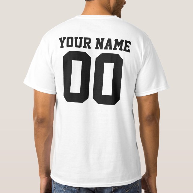 T-Shirt d'uniforme d'équipe (Dos)