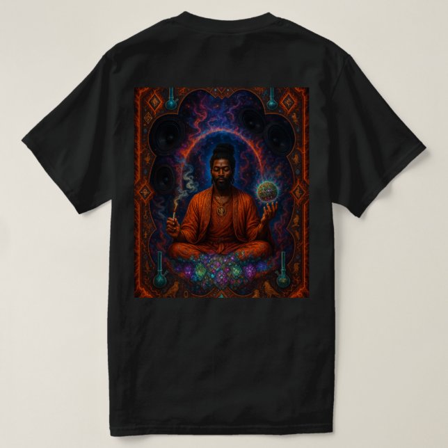 T-shirt d'unité et de méditation d'Aigle Phoenix (Design dos)