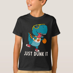 T-shirt Dunk It Fun Dinosaur Championnat D de basket-ball