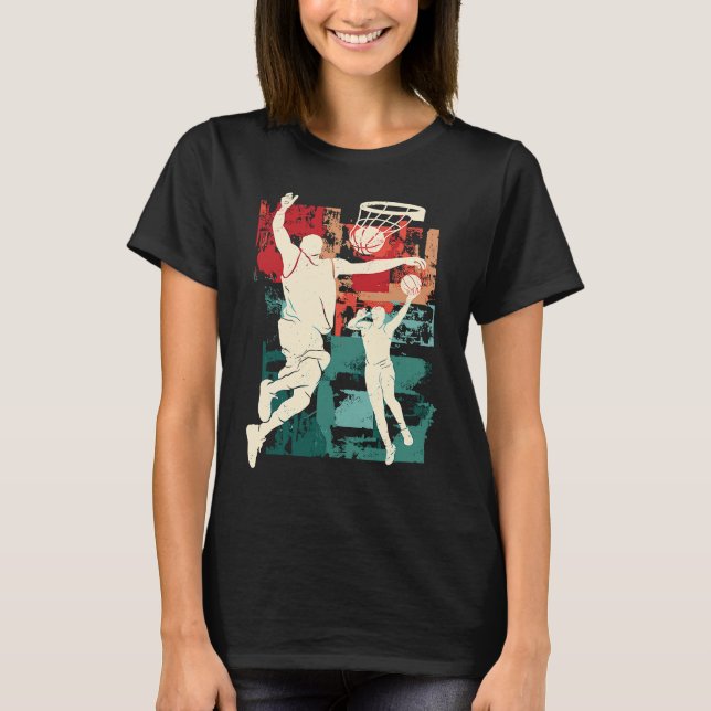 T-shirt Dunking Basketball (Devant)