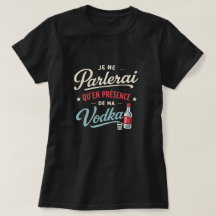 T-Shirt Dunkle Vodka