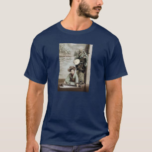 T-shirt duo 3 : banjo et guitare hawaïenne de recouvremen