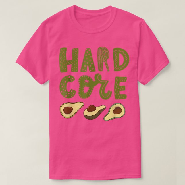 T-shirt Dur coeur Avocado Funny (Design devant)