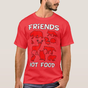 T-shirt Durabilité Vegan ChildrenFriends Not FoodVeget
