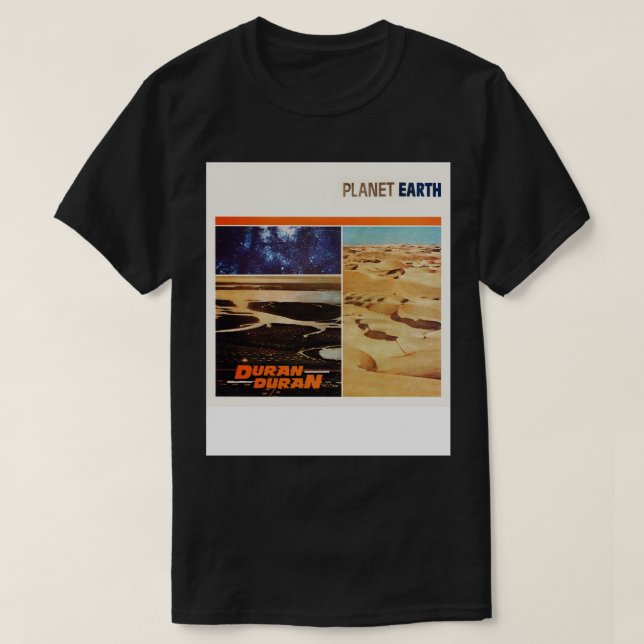 T-shirt Duran Duran Planète Terre (Design devant)
