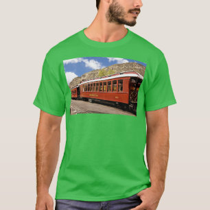 T-shirt Durango Et Silverton Rail Road Voitures De Passage