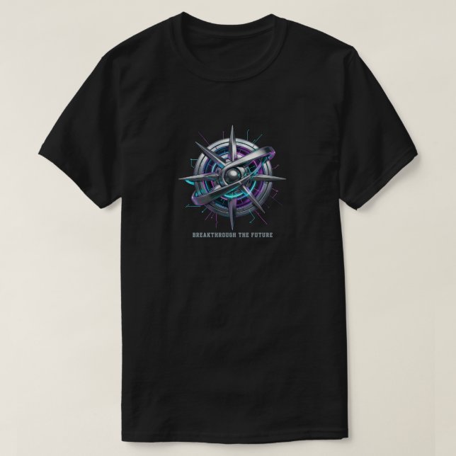 T-SHIRT DURCHBRICHT DIE ZUKUNFT (Design vorne)