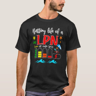 T-shirt Durée De Vie Batterie D'Un Hôpital Certifié Lpn Co