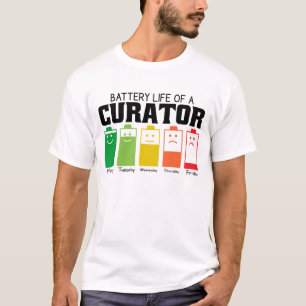 T-shirt Durée De Vie De La Batterie D'Un Curateur