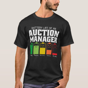 T-shirt Durée De Vie De La Batterie D'Un Gestionnaire D'En