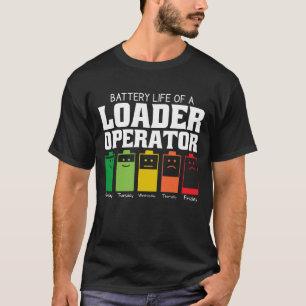 T-shirt Durée de vie de la batterie d'un opérateur de char