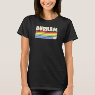 T-shirt Durham North Carolina Pride Gay pride du drapeau a