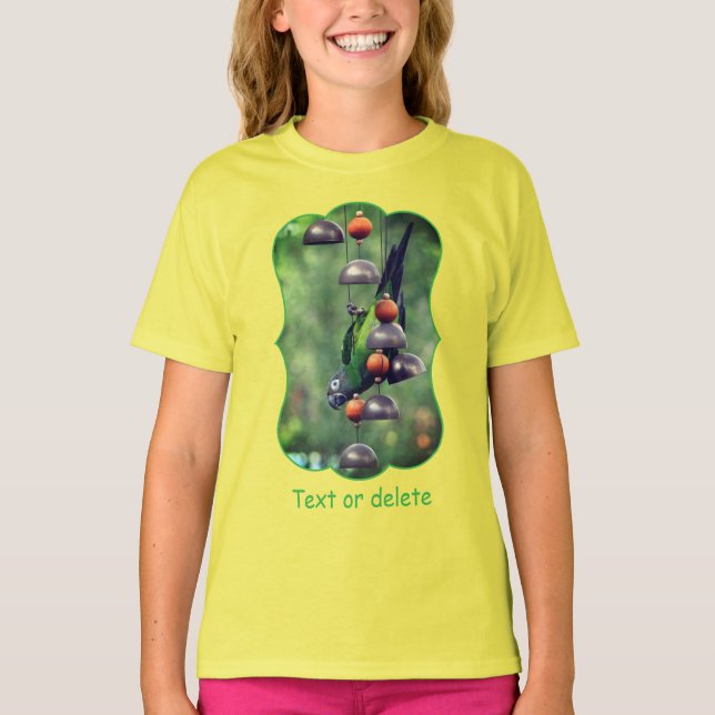T-shirt Dusky Headed Conure Parrot Personalized (Devant)