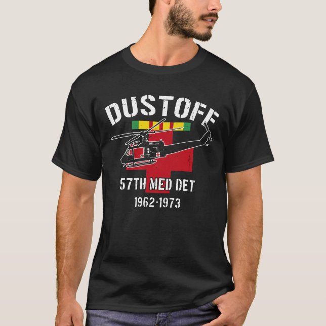 T-shirt DUSTOFF  / 57th Medical Company (Air Ambulance) (Devant)