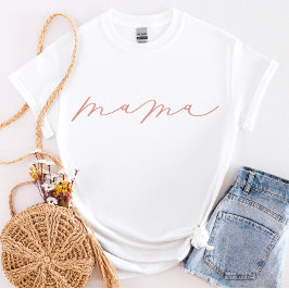 T-shirt Dusty Rose Mama joli Script