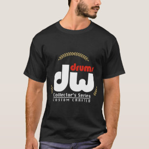T-shirt DW bat du tambour des séries S noir ouvré par