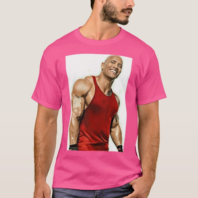 T-shirt Dwayne Johnson (Devant)
