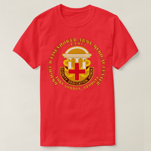 T-shirt Dwight D Eisenhower Centre Médicale Ft Gordon GA (Design devant)