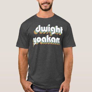 T-shirt Dwight Yoakam Retro Typographie arc-en-ciel style