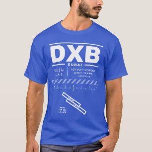 T-shirt DXB de l'aéroport international de Dubaï