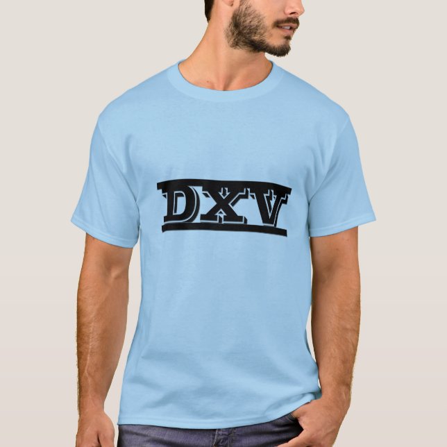 T-shirt DXV pour les hommes (Devant)