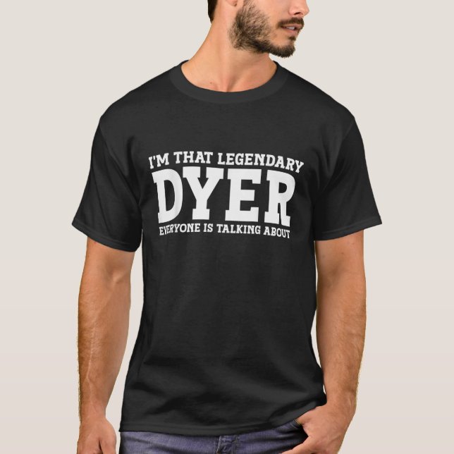 T-shirt Dyer Nom de famille Funny Team Famille Nom de fami (Devant)