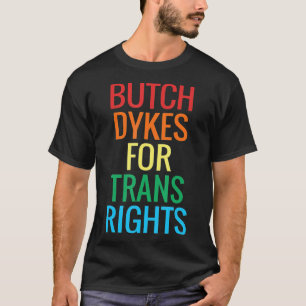 T-shirt Dykes de boutons pour les rans Droits Gay Lesbian