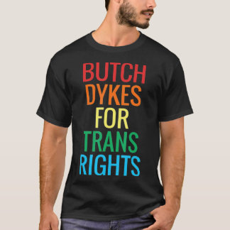 T-shirt Dykes de boutons pour les rans Droits Gay Lesbian
