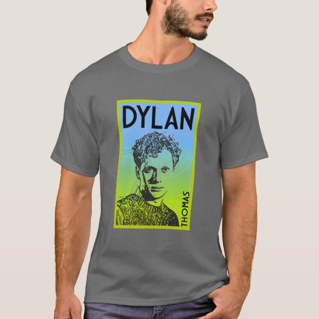 T-shirt Dylan Thomas Welsh Poet (Devant)