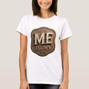 T-shirt Dynamic Gold ME EST 1979 Conception personnalisée