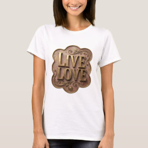 T-shirt Dynamic Gold VIVEZ AMOUR Conception Moderne