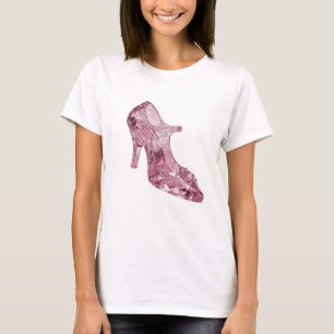 T-shirt Dynamic Silver GLASS SLIPPER 3D Texte Art