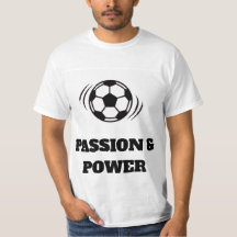 T-Shirt Dynamique Passion Foot - Balle minimaliste