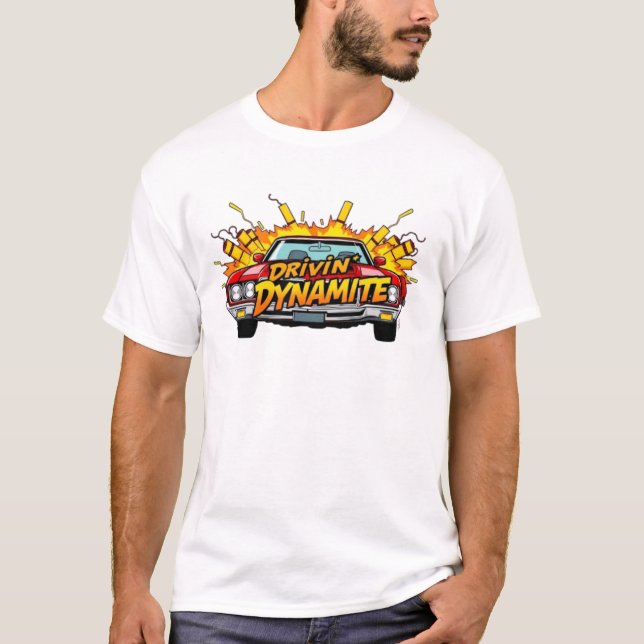 T-shirt Dynamite 1970 Oldsmobile 442 de Drivin (Devant)