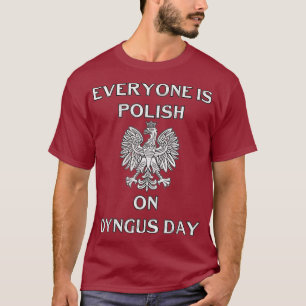 T-shirt Dyngus Day Capitale Pologne Aigle Tout le monde es