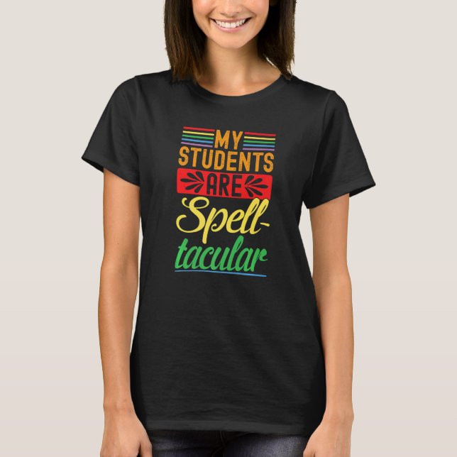 T-shirt Dyslexia Teacher Awareness Dyslexic Reading Therap (Devant)