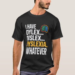 T-shirt Dyslexie Drôle de faute d'orthographe J'ai N'impor