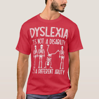 T-shirt Dyslexie Drôle Dit