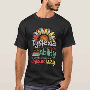 T-shirt Dyslexie N'Est Pas Un Handicap - Dyslexie Sensibil