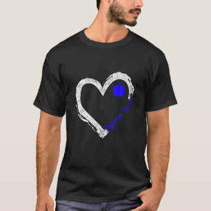 T-shirt Dyslexie Professeur Thérapeute cardiologique Dysle