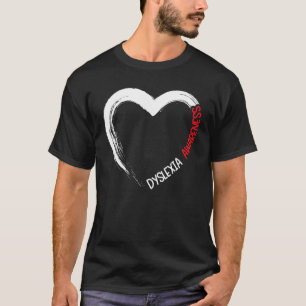 T-shirt Dyslexie Sensibilisation Lecture Trouble Apprentis